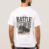 Schlacht von Gettysburg - Gedenktag in Shirt (Rückseite)