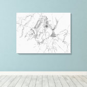 Schlacht von Gettysburg Leinwanddruck (Insitu (Holzboden))