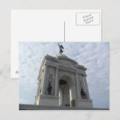Schlacht von Gettysburg Monument Postcard Postkarte (Vorne/Hinten)