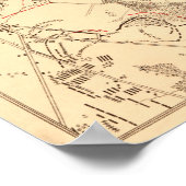 Schlacht von Gettysburg Poster (Ecke)