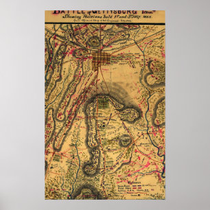 Schlacht von Gettysburg Poster