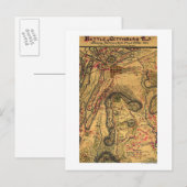 Schlacht von Gettysburg Postkarte (Vorne/Hinten)