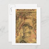 Schlacht von Gettysburg Postkarte (Vorne/Hinten)