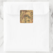 Schlacht von Gettysburg Quadratischer Aufkleber (Tasche)