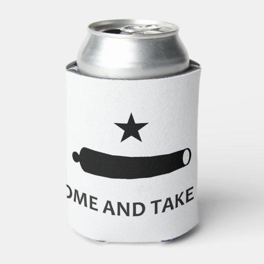 Schlacht von Gonzales Dosenkühler (Kanne Vorderseite)