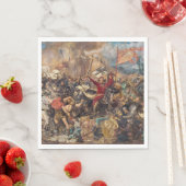 Schlacht von Grunwald (mittelalterliche Militärsze Serviette (Beispiel)