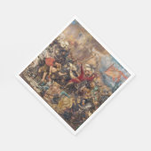 Schlacht von Grunwald (mittelalterliche Militärsze Serviette (Ecke)