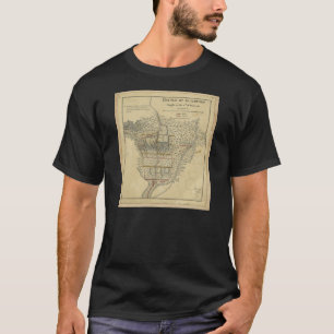 Schlacht von Guildford Karte 15. März 1781 T-Shirt