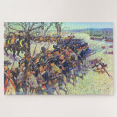 Schlacht von Guilford Courthouse Charles McBarron Puzzle (Horizontal)
