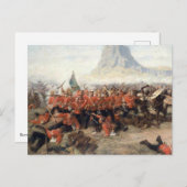 Schlacht von Isandlwana Postkarte (Vorne/Hinten)