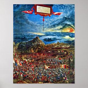 Schlacht von Issus durch Albrecht Altdorfer Poster