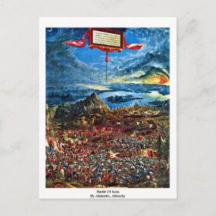 Schlacht von Issus durch Altdorfer, Albrecht Postkarte