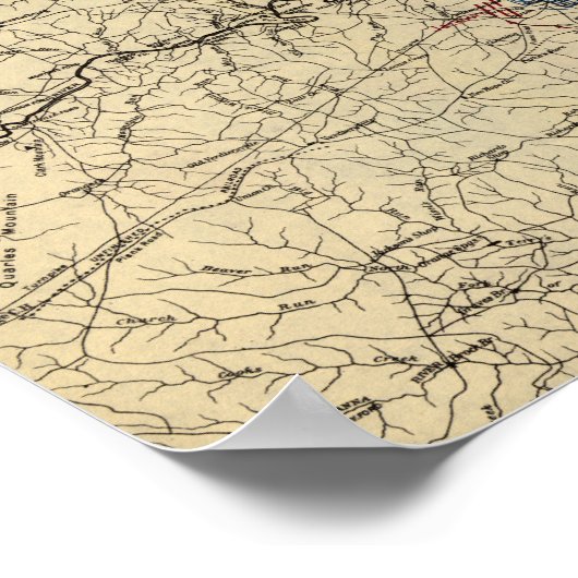 Schlacht von Kanzellorsville Poster (Ecke)