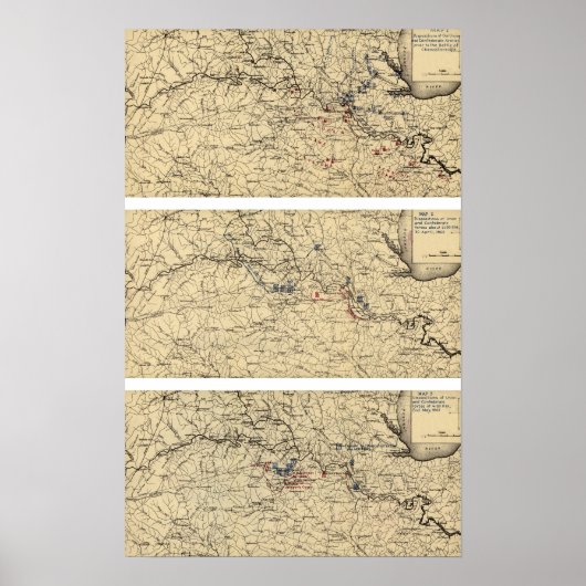 Schlacht von Kanzellorsville Poster (Vorne)