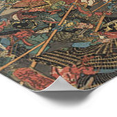 Schlacht von Kawanakajima durch Yoshitora Poster (Ecke)