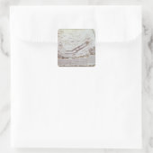 Schlacht von Kolin in Böhmen, 18. August 1757 Quadratischer Aufkleber (Tasche)