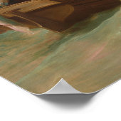 Schlacht von La Hogue - Benjamin West Fine Art Pos Poster (Ecke)