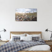 Schlacht von Leipzig, 19. Oktober 1813 Leinwanddruck (Insitu (Schlafzimmer))