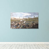Schlacht von Leipzig, 19. Oktober 1813 Leinwanddruck (Insitu (Holzboden))