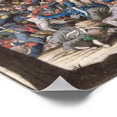 Schlacht von Leipzig, 19. Oktober 1813 Poster (Ecke)