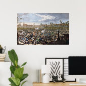 Schlacht von Leipzig, 19. Oktober 1813 Poster (Heimbüro)