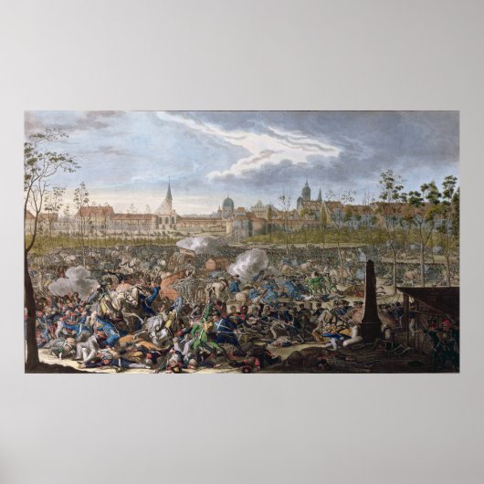Schlacht von Leipzig, 19. Oktober 1813 Poster (Vorne)