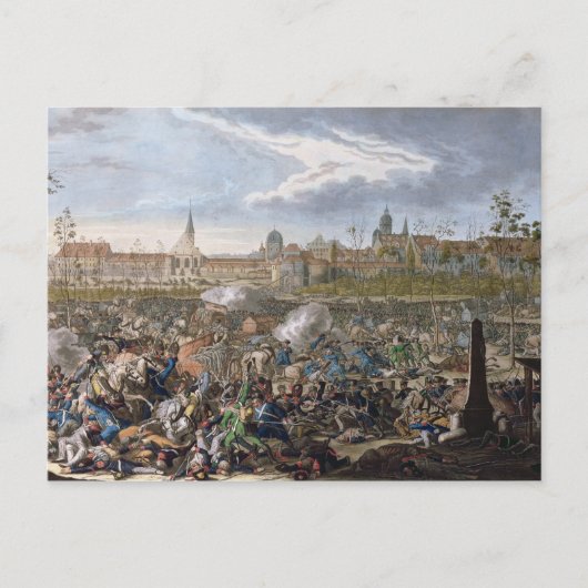 Schlacht von Leipzig, 19. Oktober 1813 Postkarte (Vorderseite)