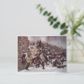 Schlacht von Leuthen Postkarte (Stehend Vorderseite)