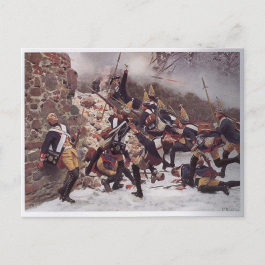 Schlacht von Leuthen Postkarte (Vorderseite)