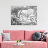 Schlacht von Lexington Leinwanddruck (Insitu (Wohnzimmer))