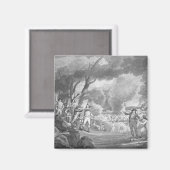 Schlacht von Lexington Magnet (Vorderseite/Rückseite)