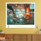 Schlacht von Manila (1898) Leinwanddruck (Insitu (Wohnzimmer))