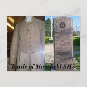 Schlacht von Mansfield Louisiana Postkarte