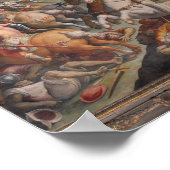 Schlacht von Marciano bei Vasari - Poster (Ecke)