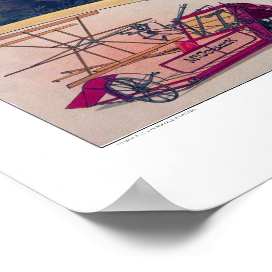 Schlacht von Mission Ridge McCormick Harvesting 18 Poster (Ecke)