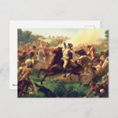 Schlacht von Monmouth durch Emanuel Leutze Postkarte (Vorne/Hinten)