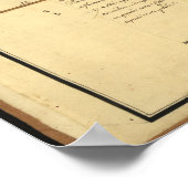 Schlacht von Monmouth Poster (Ecke)