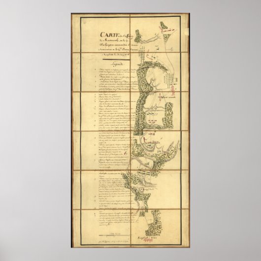 Schlacht von Monmouth Poster (Vorne)