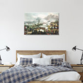 Schlacht von Nivelle, eingraviert von Thomas Leinwanddruck (Insitu (Schlafzimmer))