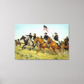 Schlacht von Prairie Dog Creek von Ralph Heinz Leinwanddruck (Vorderseite)