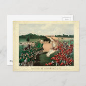 Schlacht von Ridgeway (c1869) Postkarte (Vorne/Hinten)