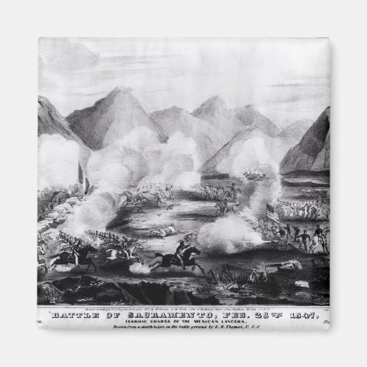 Schlacht von Sacramento Magnet (Vorne)