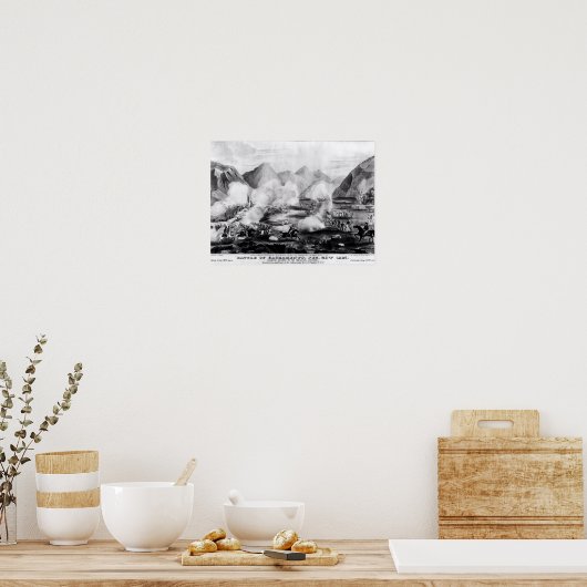 Schlacht von Sacramento Poster (Küche)