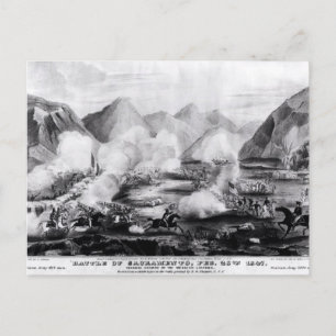 Schlacht von Sacramento Postkarte