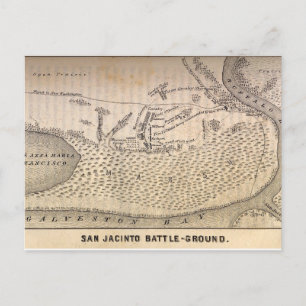 Schlacht von San Jacinto Karte