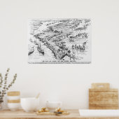 Schlacht von Santiago Poster (Küche)
