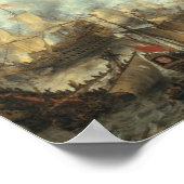 Schlacht von Scheveningen Poster (Ecke)