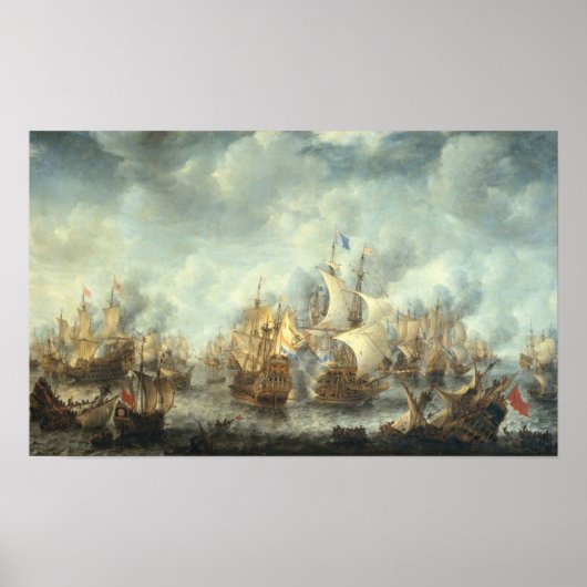 Schlacht von Scheveningen Poster (Vorne)