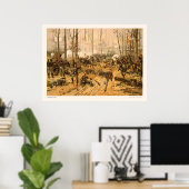 Schlacht von Shiloh von Thure de Thulstrup 1888 Poster (Heimbüro)