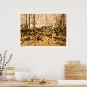 Schlacht von Shiloh von Thure de Thulstrup 1888 Poster (Küche)